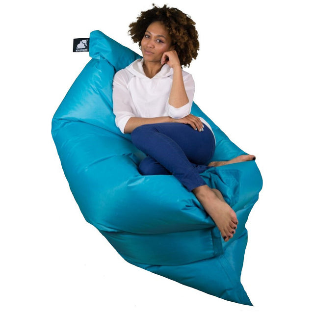 ELJUMBB-OCTQ - Large Turquoise Jumbo Bean Bag - 1