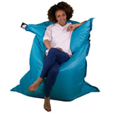 ELJUMBB-OCTQ - Large Turquoise Jumbo Bean Bag - 2