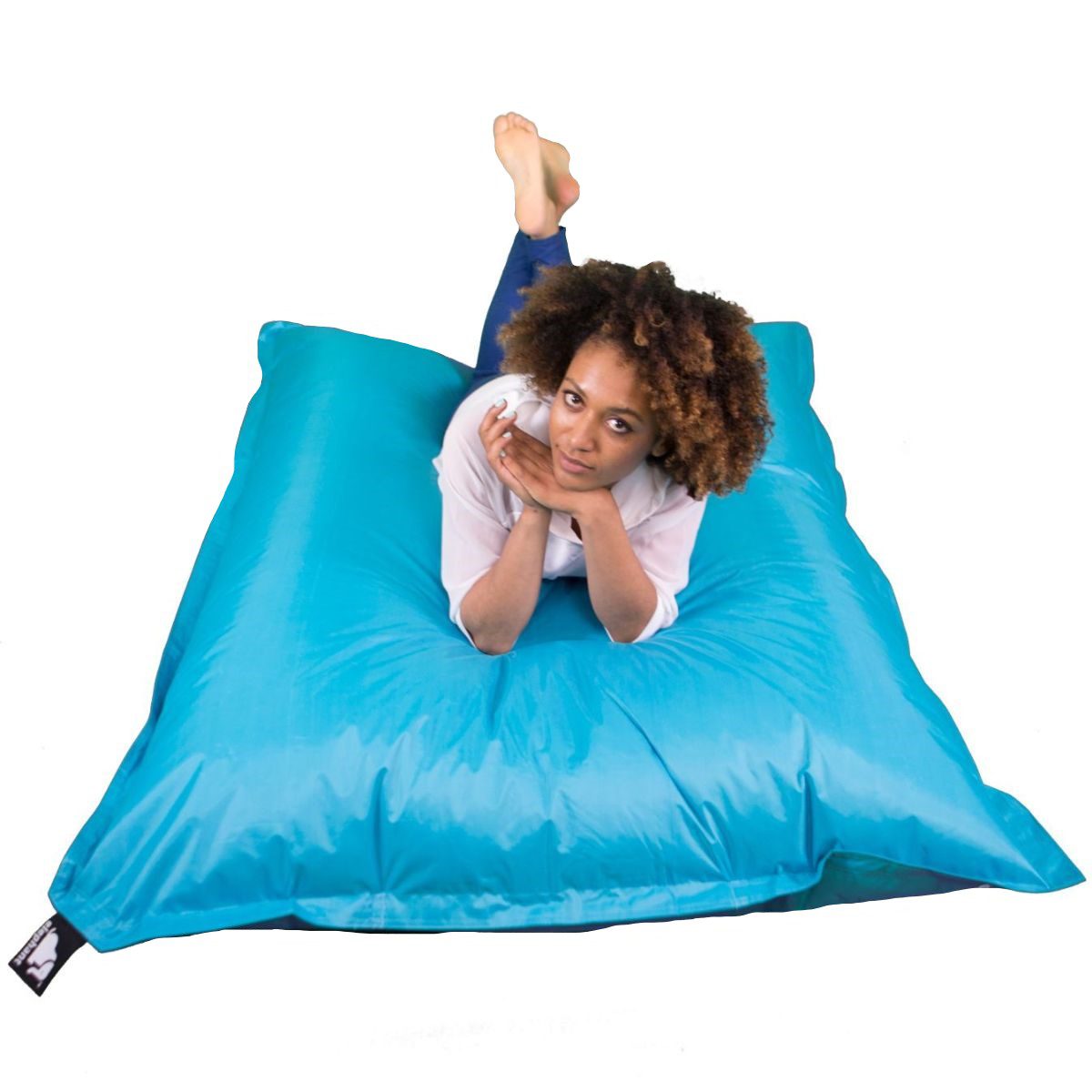ELJUMBB-OCTQ - Large Turquoise Jumbo Bean Bag - 3
