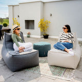 ELODLO-CR - Cream Outdoor Bean Bag Day Bed - 3