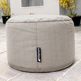 ELOFFS-CR - Cream Outdoor Pouffe Footstool - 2