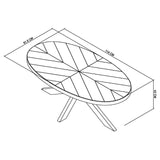 Elliot Fumed Oak Coffee Table - 4