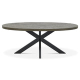 Elliot Fumed Oak Dining Table - 2