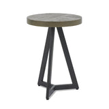 Elliot Fumed Oak Lamp Table - 2