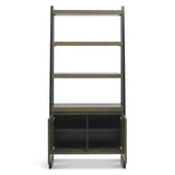 Elliot Fumed Oak Open Display Unit - 3