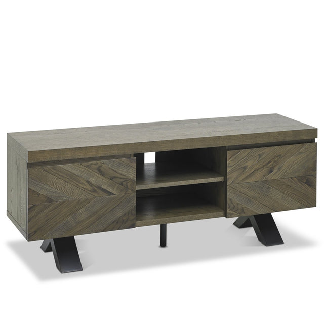 Elliot Weathered Oak TV Unit - 1