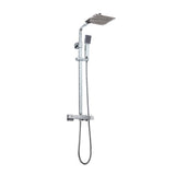 Elliot Square Rigid Riser Shower Chrome - 1