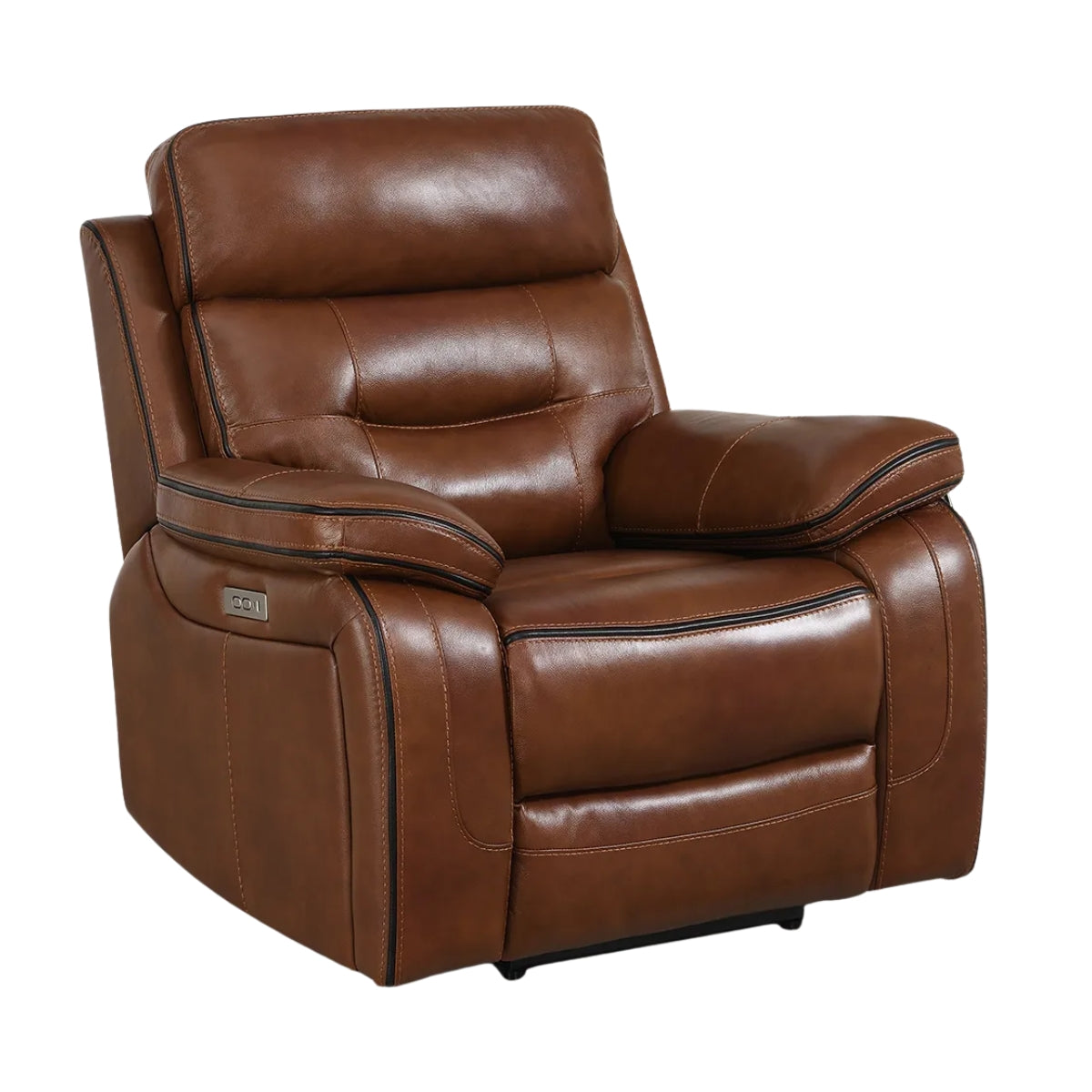 EllisonLeatherElectricReclinerArmchair-1