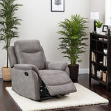 Emmanual Grey Recliner Armchair