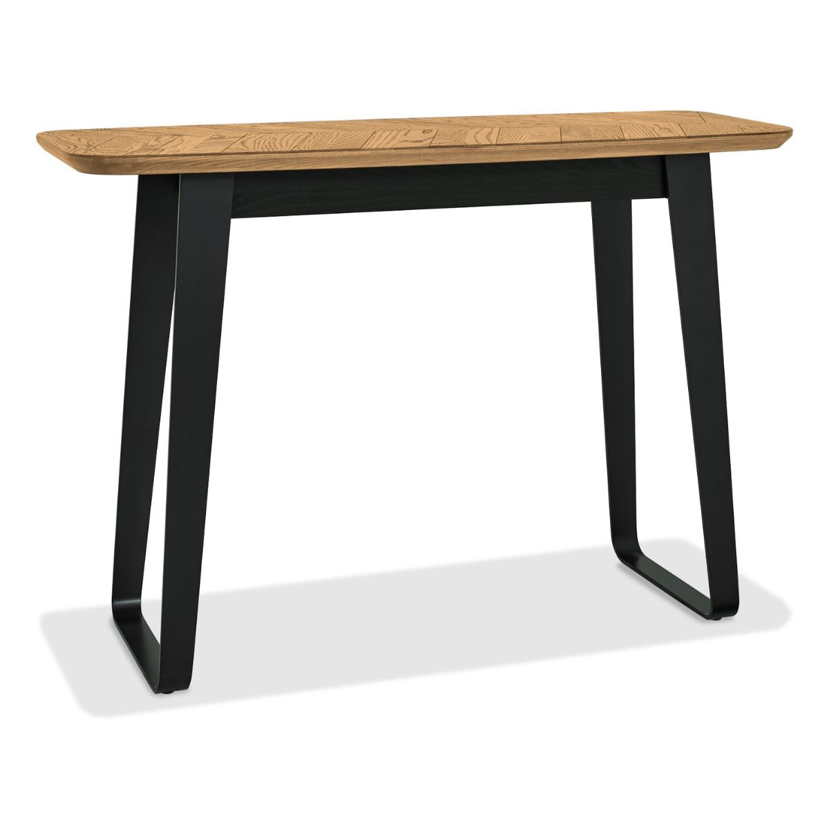 Enfield Oak and Metal Console Table