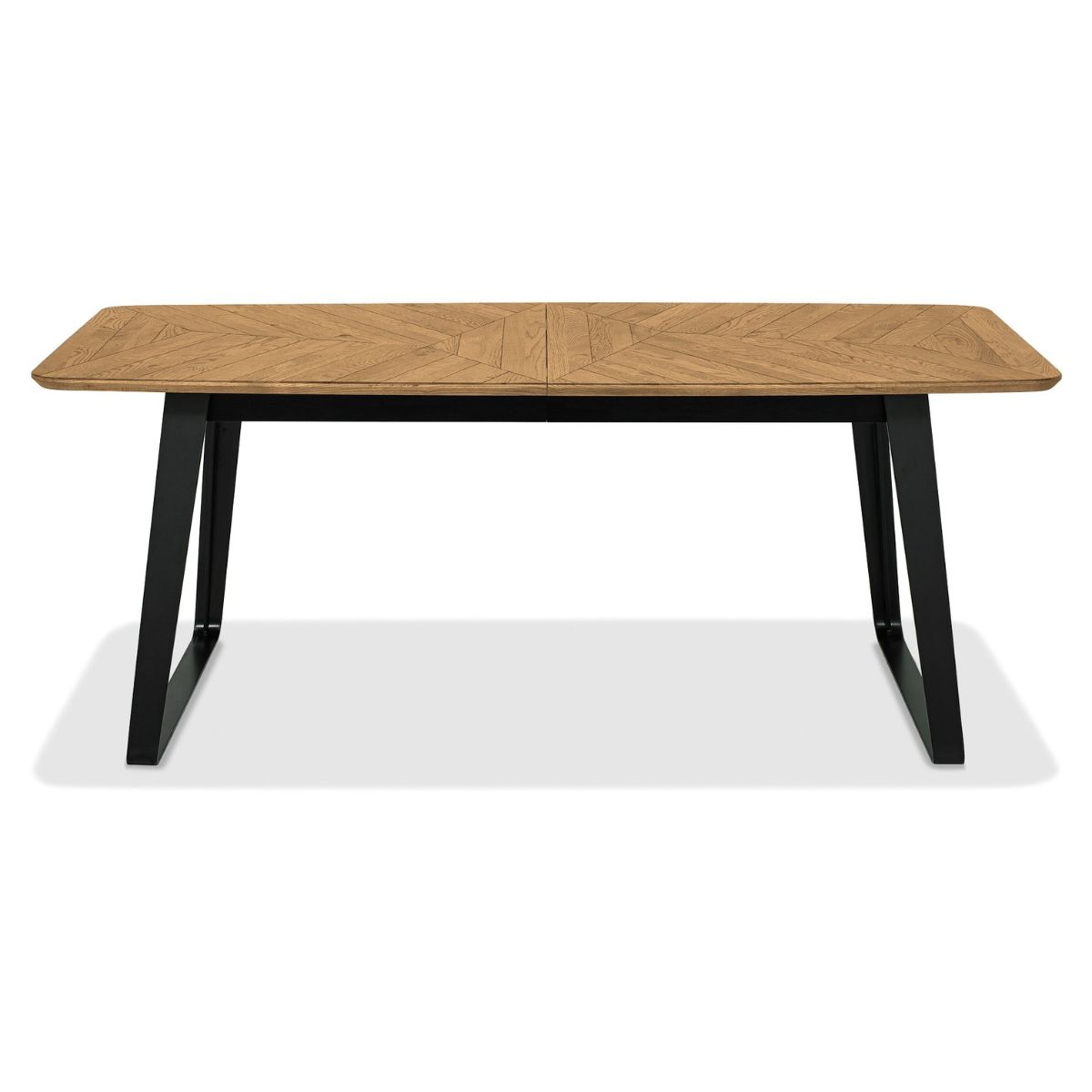 Enfield Rustic Oak Extendable Dining Table 2