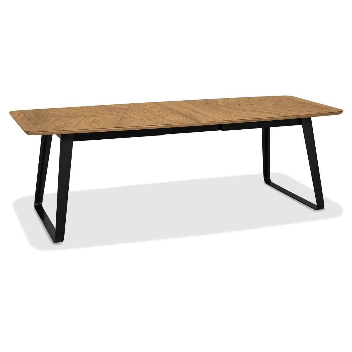 Enfield Rustic Oak Extendable Dining Table 3