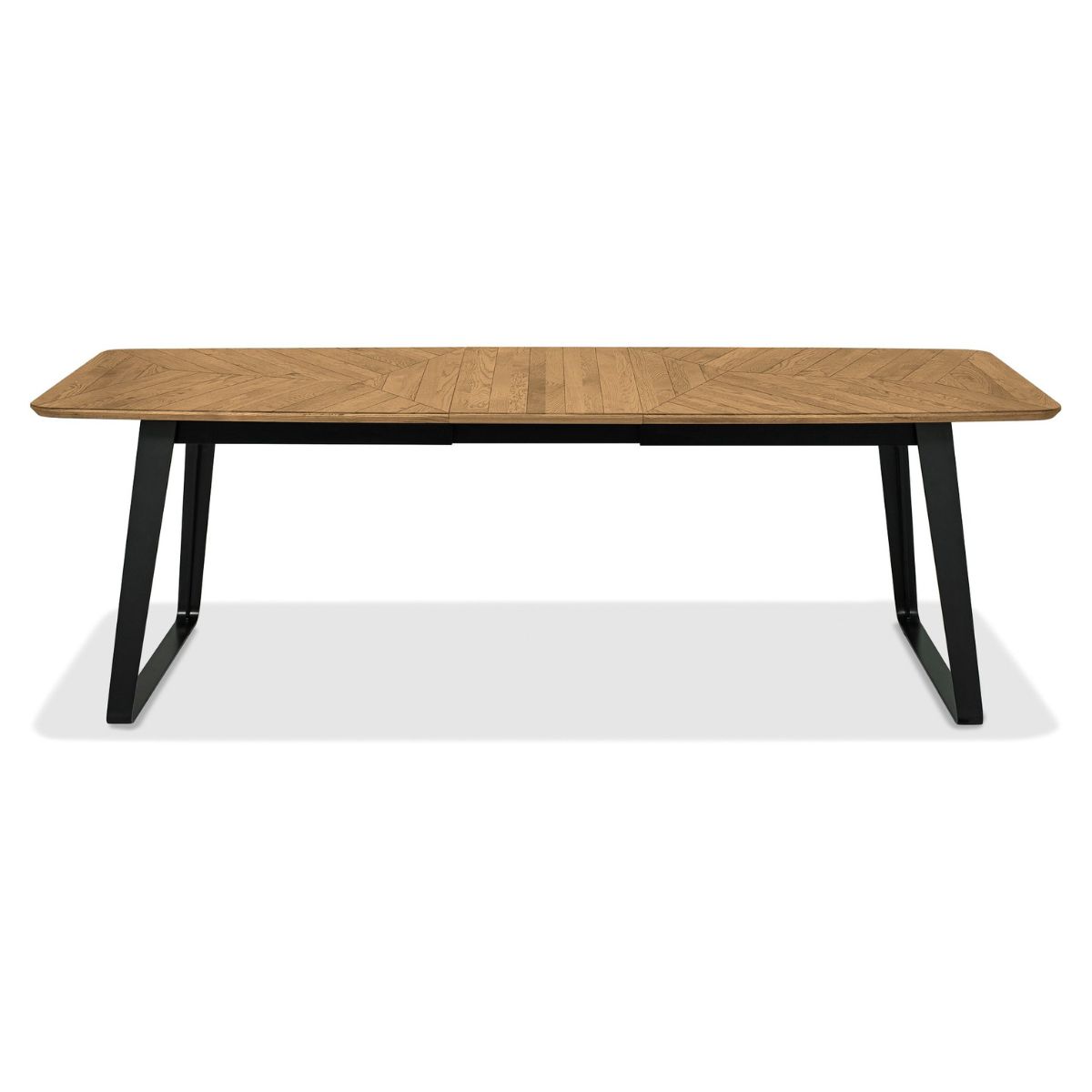 Enfield Rustic Oak Extendable Dining Table 4