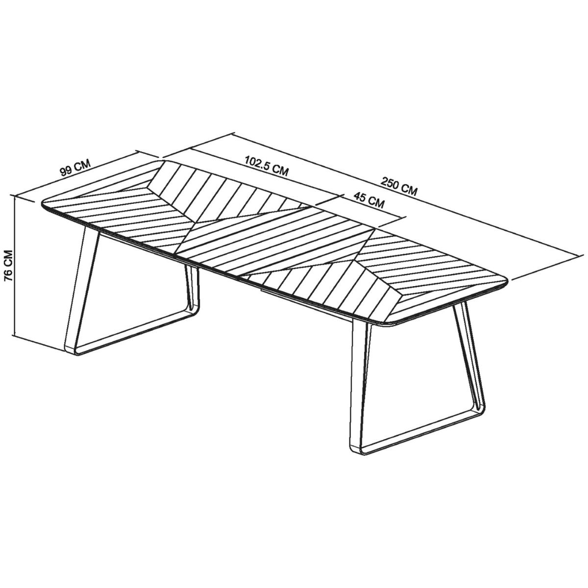 Enfield Rustic Oak Extendable Dining Table 5