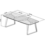 Enfield Rustic Oak Extendable Dining Table 5