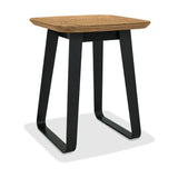 Enfield Oak and Metal Lamp Table