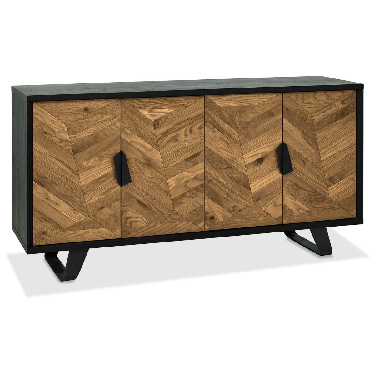 Enfield Oak and Metal Sideboard