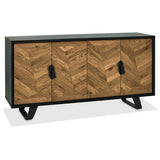 Enfield Oak and Metal Sideboard