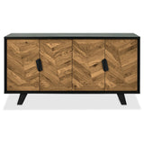 Enfield Rustic Oak Wide Sideboard 2