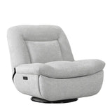 EvansElectricReclinerChairLightGrey-1