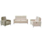 Finara Electric Recliner Fabric Sofa Set