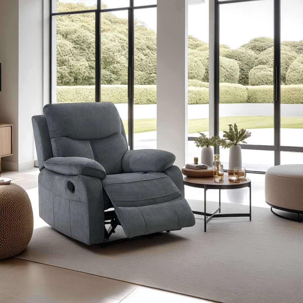 Foster Fabric Recliner Armchair