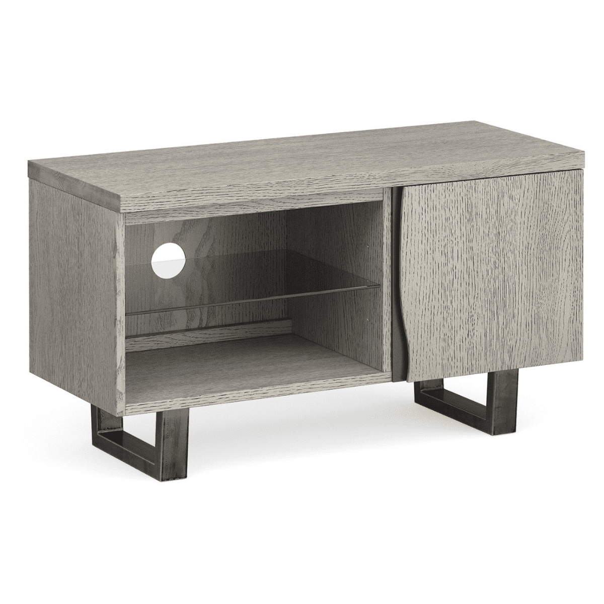 G5359 - Brody Washed Oak Grey Small TV Unit