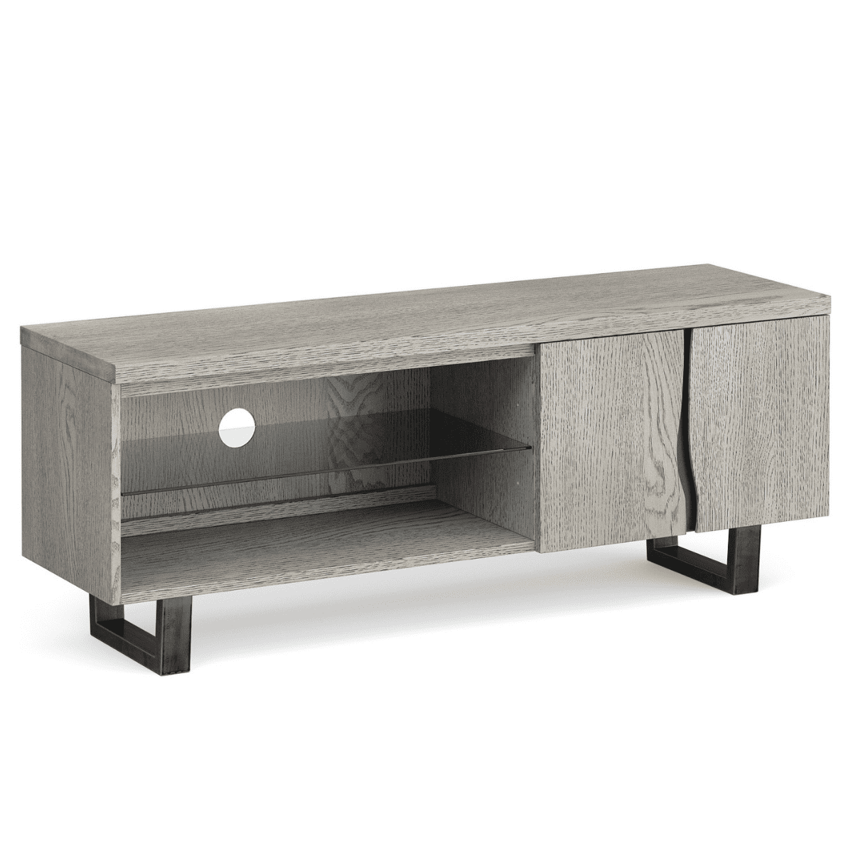 G5360 - Brody Large Grey Washed Oak TV Unit
