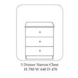 Becky Chest of Drawers Ivory - 7 Options