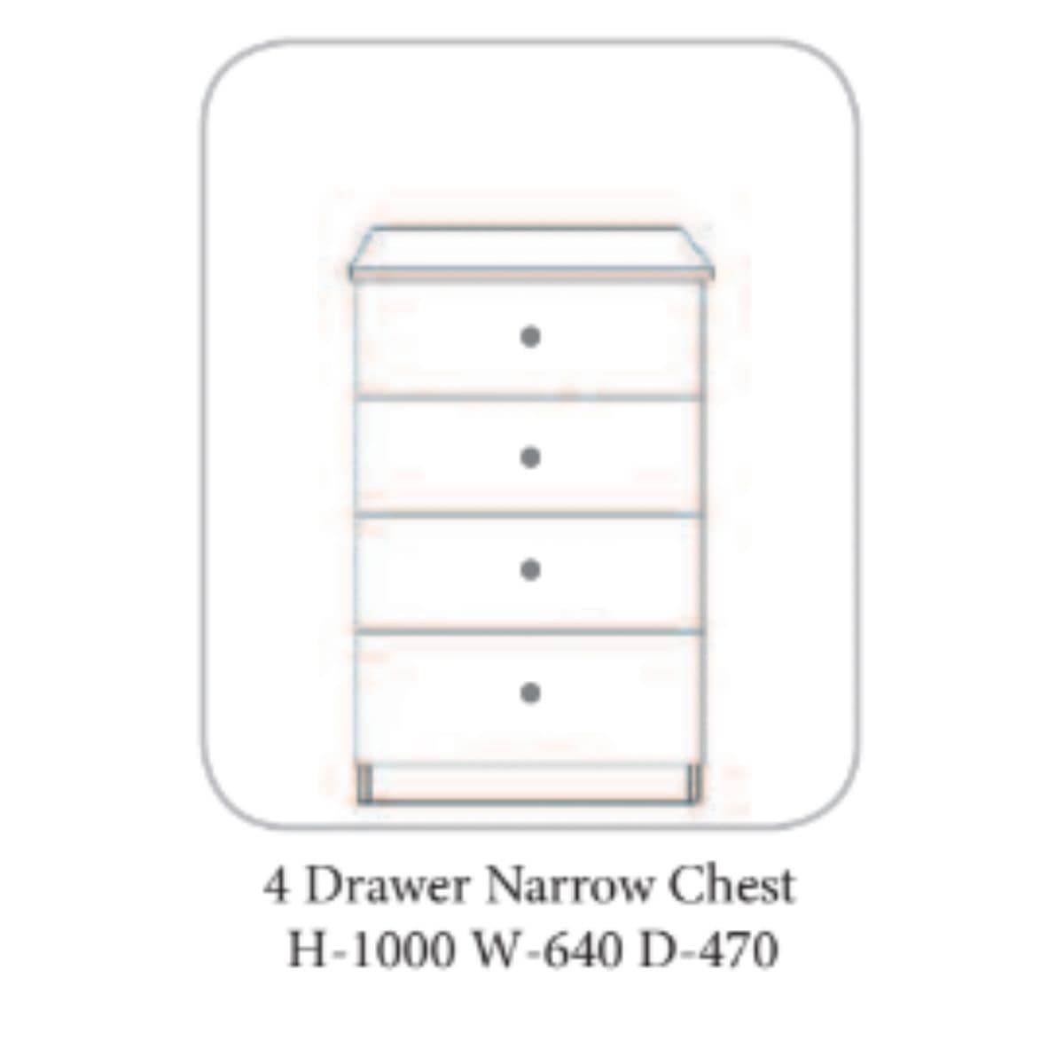 Becky Chest of Drawers Ivory - 7 Options