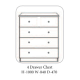 Becky Chest of Drawers Ivory - 7 Options