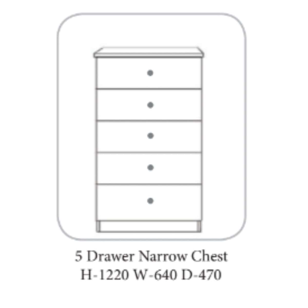 Becky Chest of Drawers Ivory - 7 Options