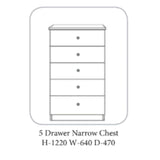Becky Chest of Drawers Ivory - 7 Options