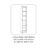 Shannon Wardrobe Oak & Ivory - 19 Options