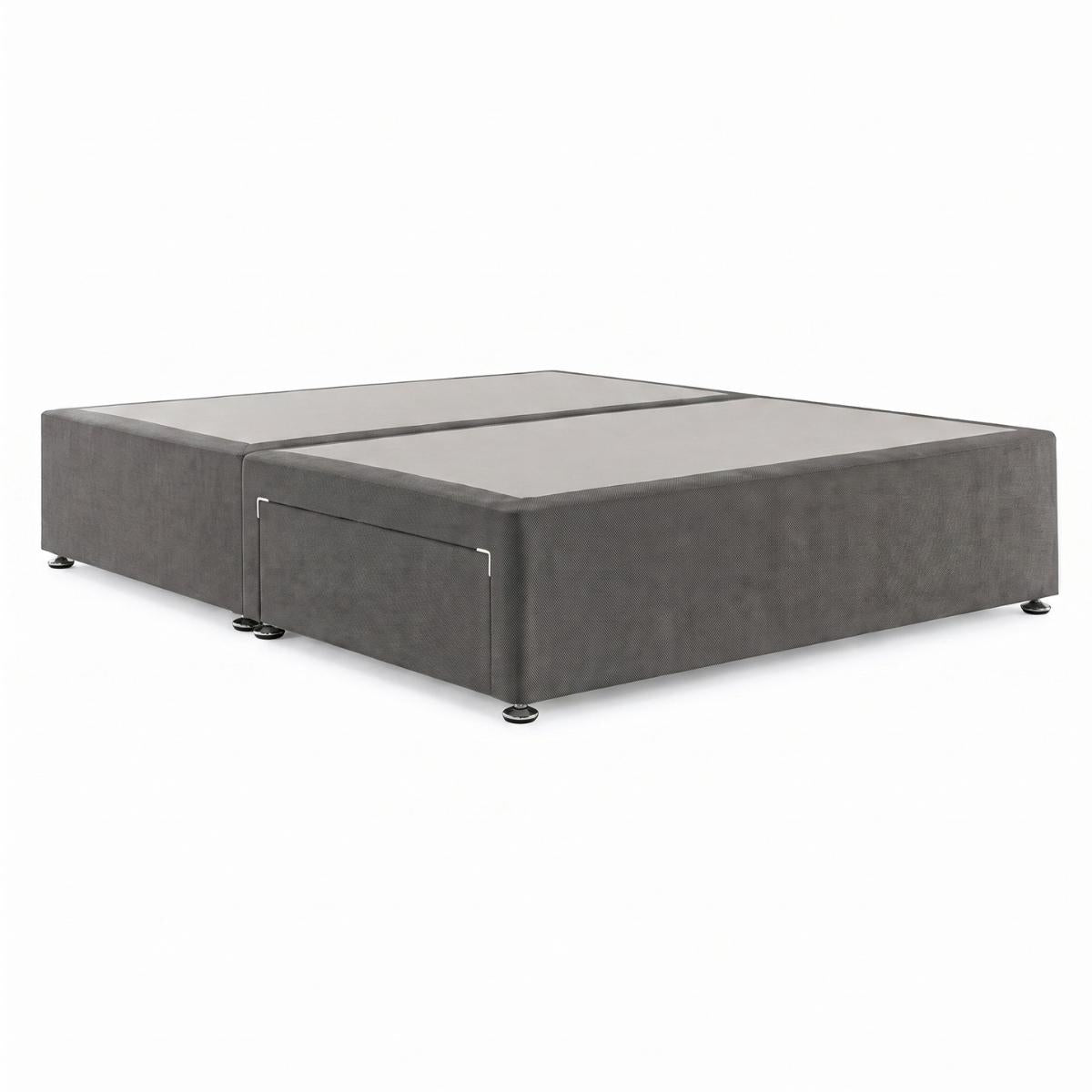 Desire Fabric Divan Base - Granite by Respa