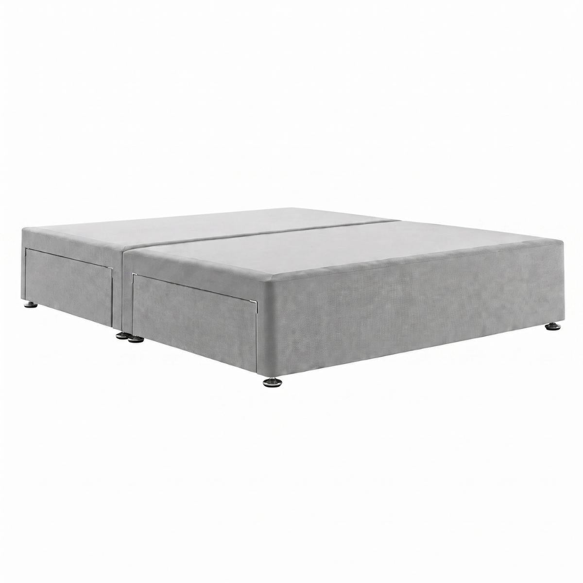 Desire Fabric Divan Base - Grey by Respa