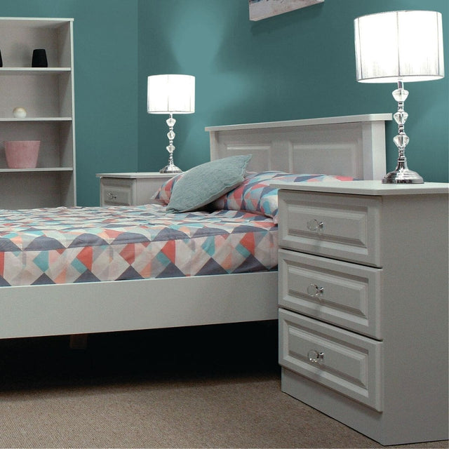 Grey Wood Nightstand