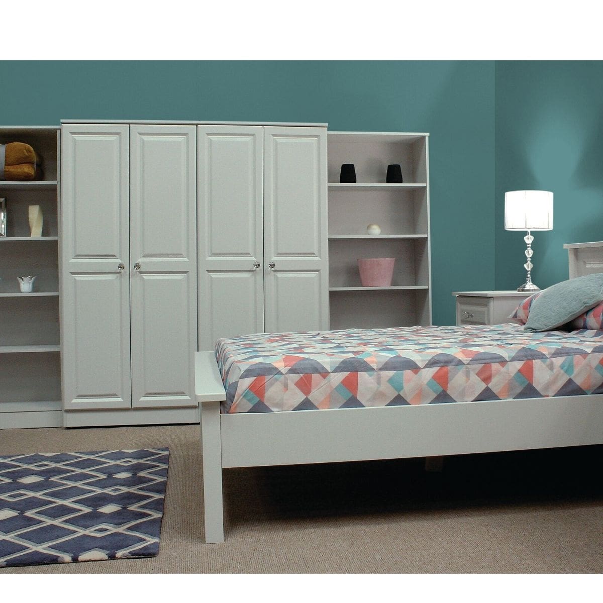 Gurteen Grey Modern Wardrobe