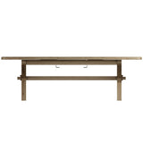 Rigel Smoked Oak Extendable Dining Table - 4