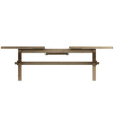 Rigel Smoked Oak Extendable Dining Table - 5