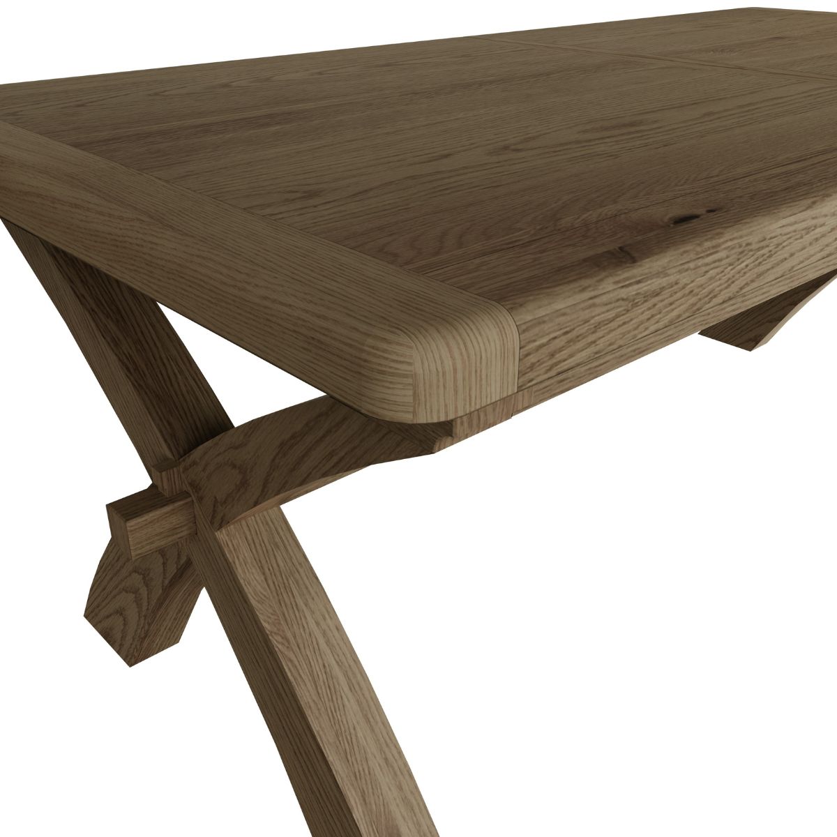 Rigel Smoked Oak Extendable Dining Table - 7