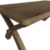 Rigel Smoked Oak Extendable Dining Table - 7