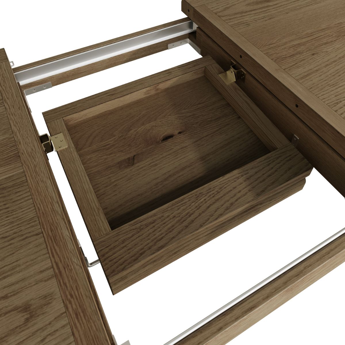 Rigel Smoked Oak Extendable Dining Table - 8