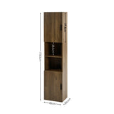 Hampshire wooden cabinet with dimensions indicated on a white background.