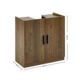 Hampshire wooden cabinet with dimensions on a white background