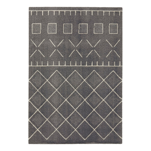 HarperGreyTexturedGeometricRug-1