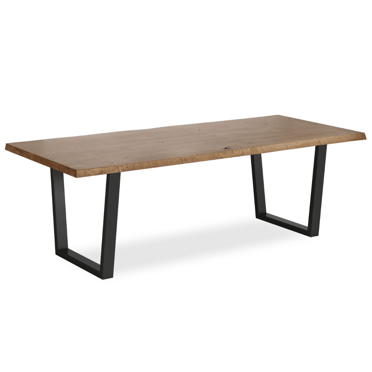 Heatherfield Oak and Metal Dining Table - 3