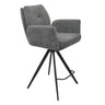 Henderson Fabric Bar Stool Grey - 2
