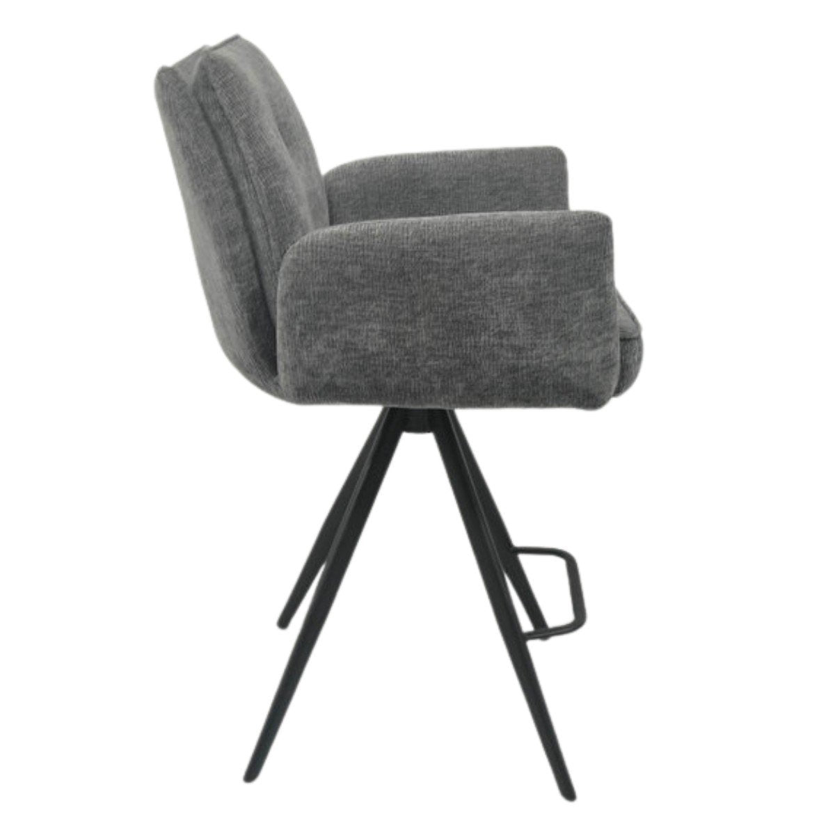 Henderson Fabric Bar Stool Grey - 3