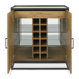 Inishmore Oak Drinks Cabinet - 3